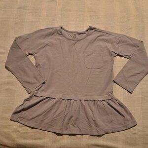 Tea Collection girls size 12 light purple 3/4 sleeve VGUC